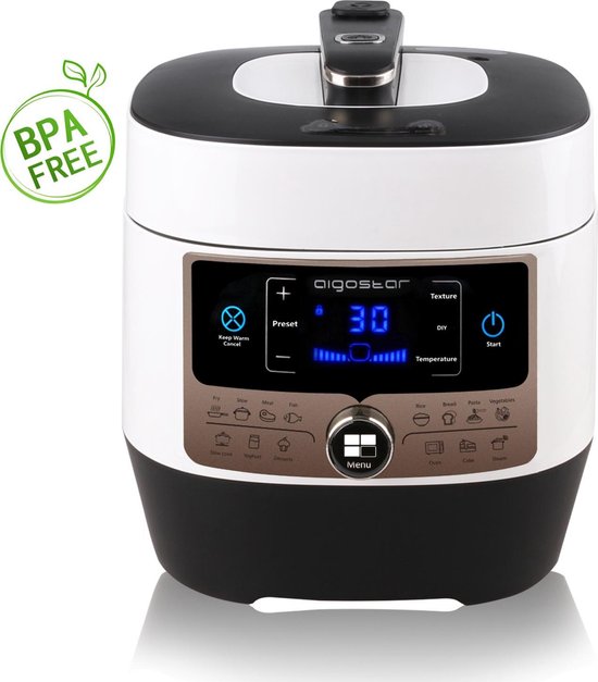 bol.com | Aigostar Panda 30HGZ - Pressure Multicooker