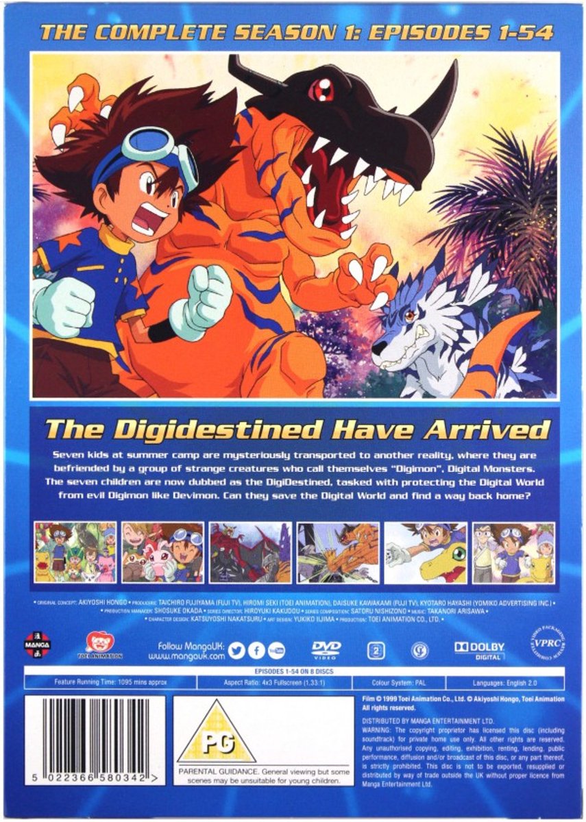 Digimon: Digital Monsters Season 1 — cadeau in Games, Films & Muziek - foto 2