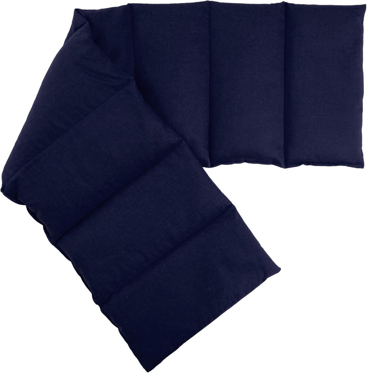 Groot Korrelkussen 75 x 20 cm - Donkerblauw Warmtekussen voor Ontspanning