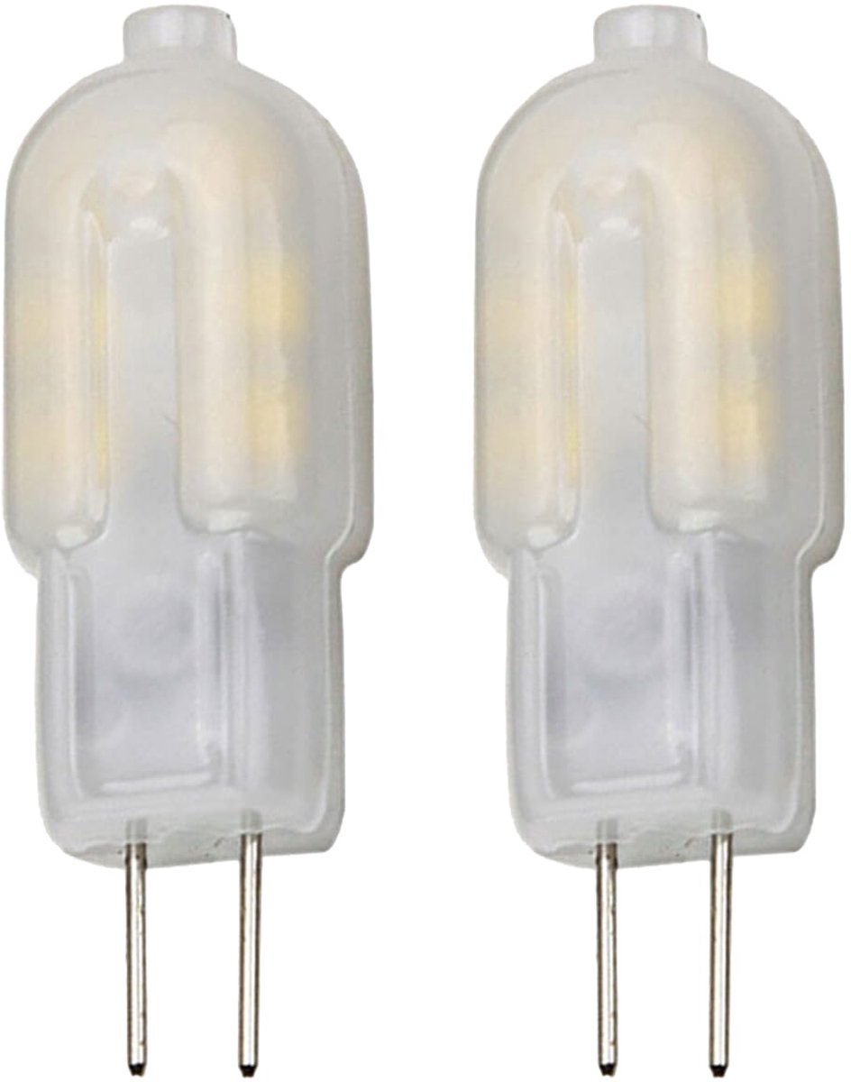 Optonica LED Insteeklamp G4 - 2W (vervangt 15W) - 170lm - 4500K Neutraal Wit - 12V - Energiezuinig - 2 stuks