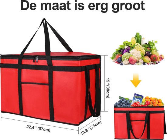 Geïsoleerde Eten Leveringstas Koeler — afbeelding 5