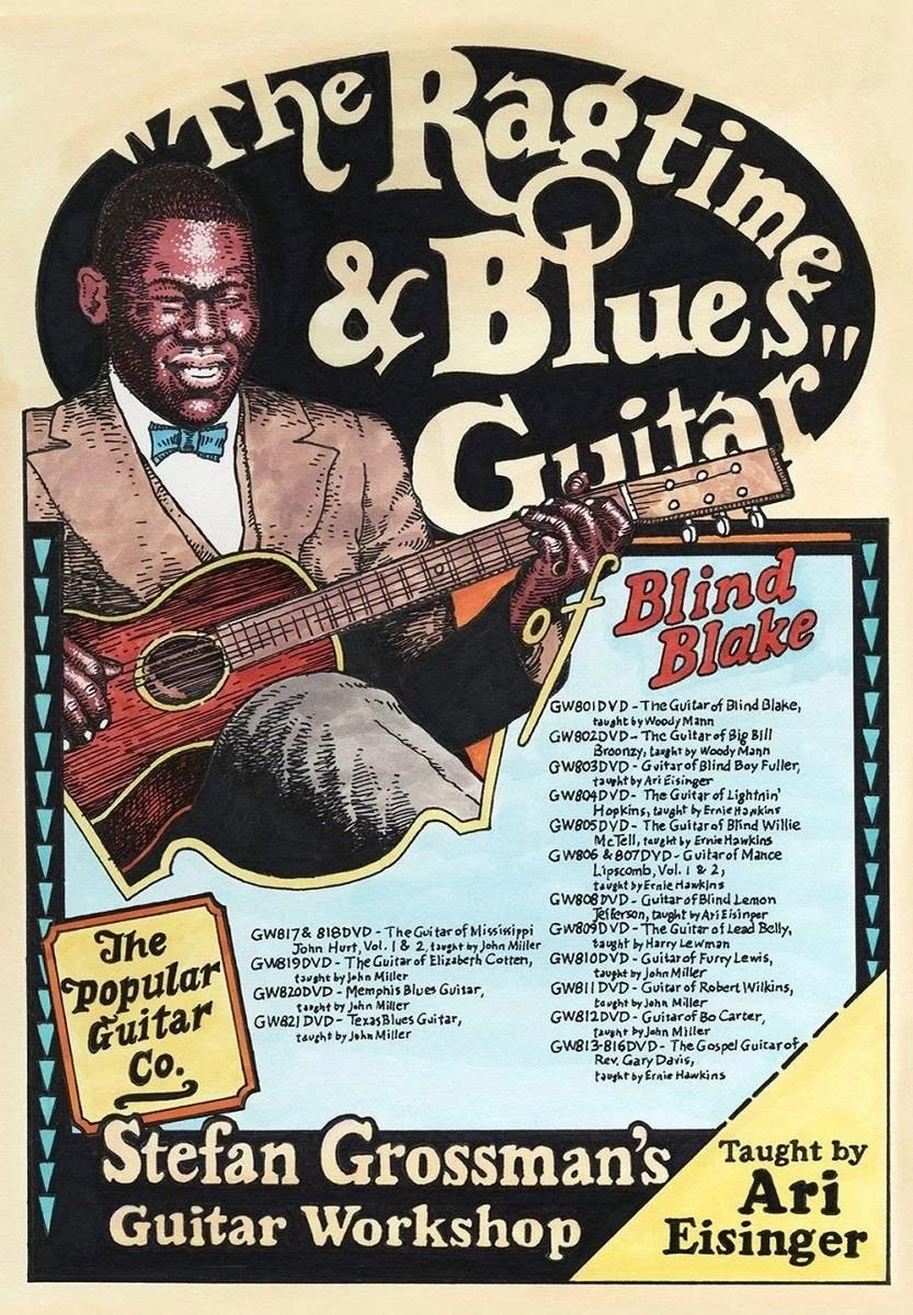 Ari Eisinger - Ragtime & Blues Guitar Of Blind Blake (2 DVD)