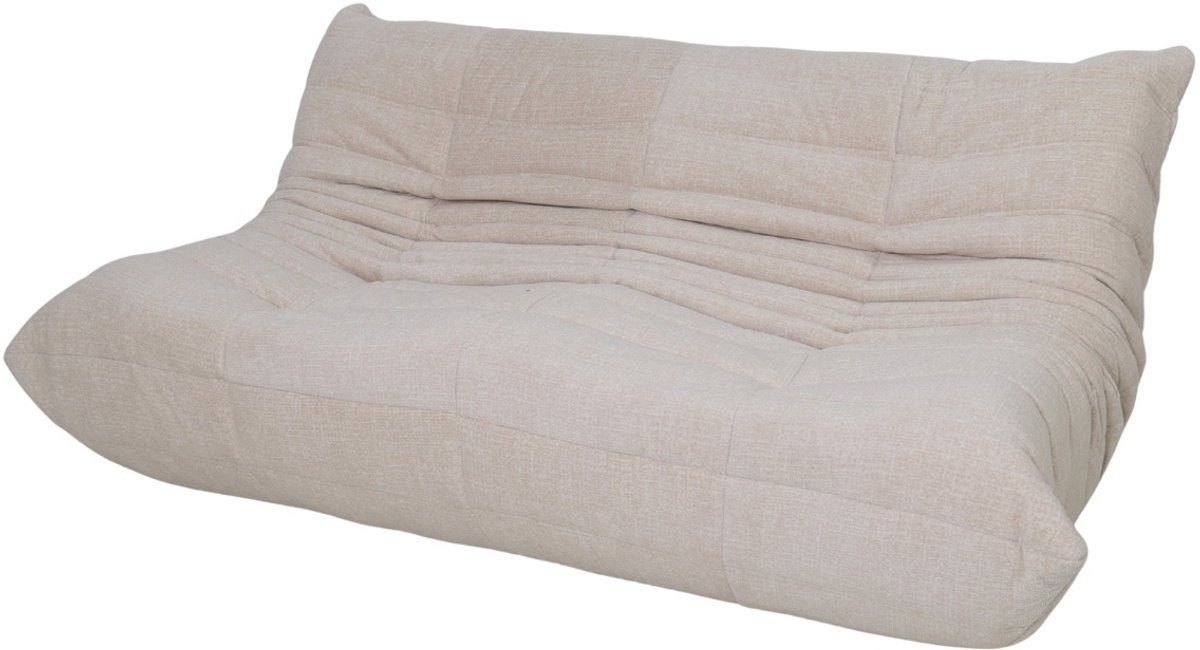 Giga Meubel 2-Zits Bank - Beige Stof - 168x100x69cm