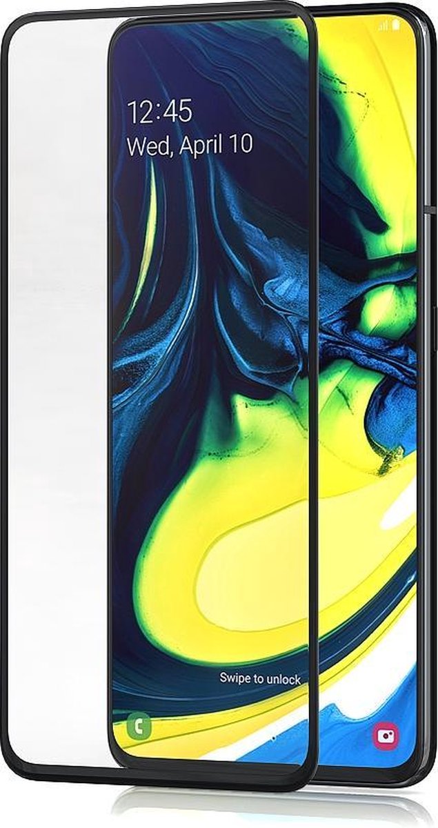 BeHello Samsung Galaxy A80 Screenprotector Tempered Glass - High Impact Glass