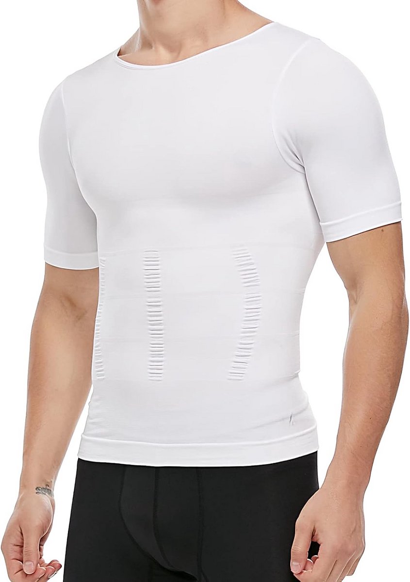 Compressieshirt Heren – Slank Onderhemd voor Buik & Borst – Shapewear Tanktop Trainingsvest