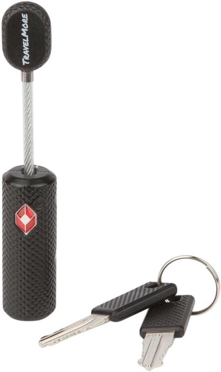 TSA Kofferslot met Sleutels - Flexibel en Ultra Veilig Mini Hangslot voor Reizen
