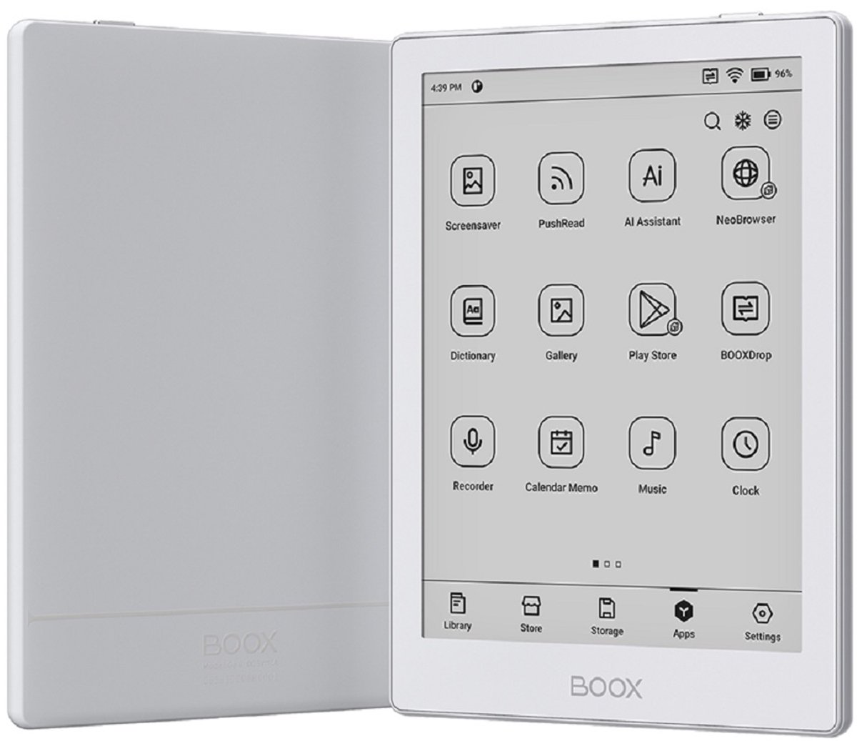 2e BOOX Go 6 e-reader 6" - Wit - Android 11, Play Store - afbeelding 2