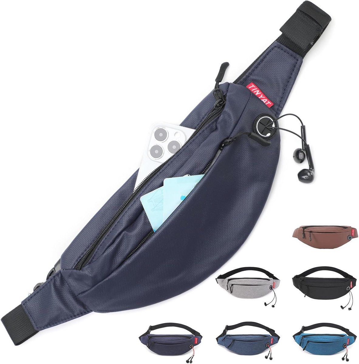 Waterproof Fanny Pack for Women and Men - Lightweight Sports Waist Bag for Running and Travel