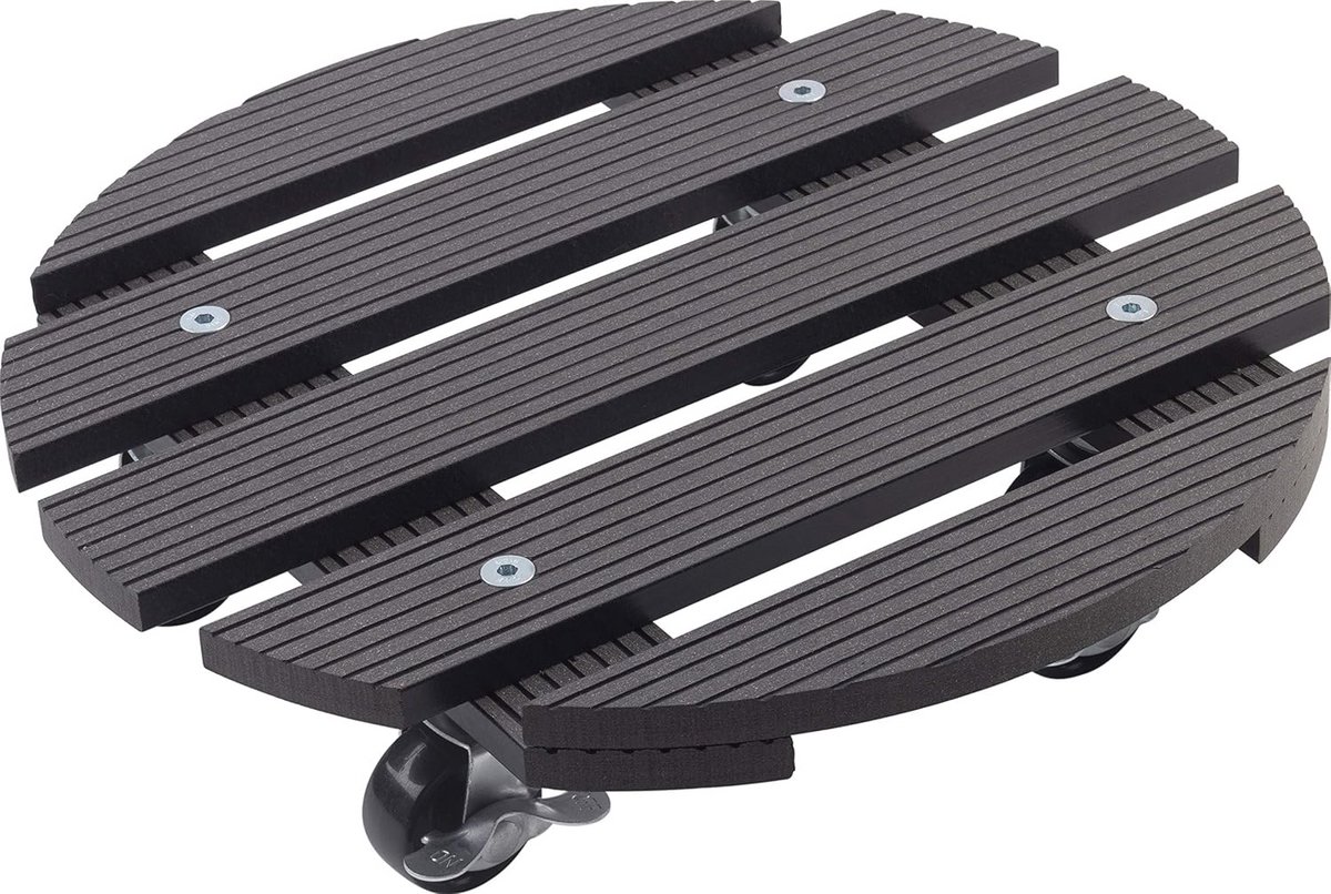 Plantenroller Ø 300 mm - 60 kg Draagvermogen, Weerbestendig, Outdoor Transporthulpmiddel voor Planten