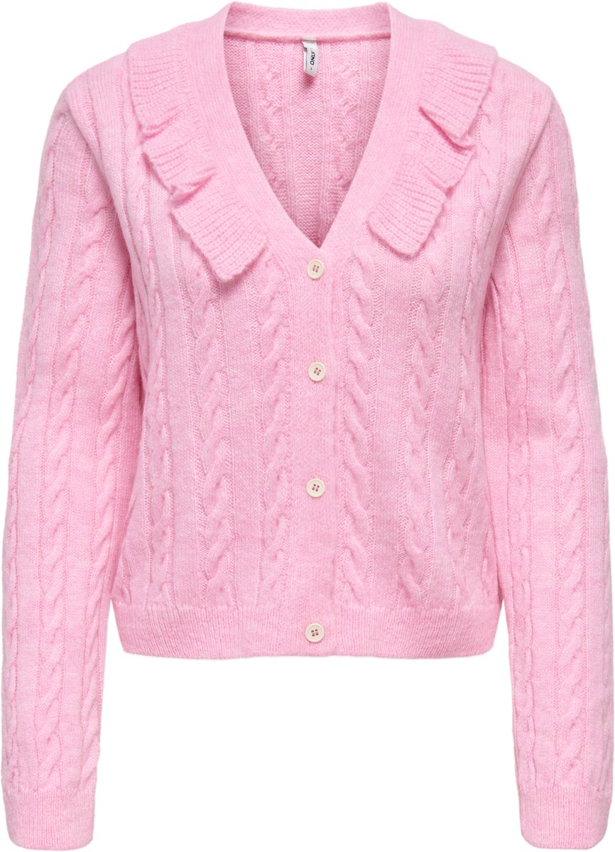 ONLY - ONLVIRA LS V-NECK BUTTON CARDI EX KNT - Meisjes - Cardigans