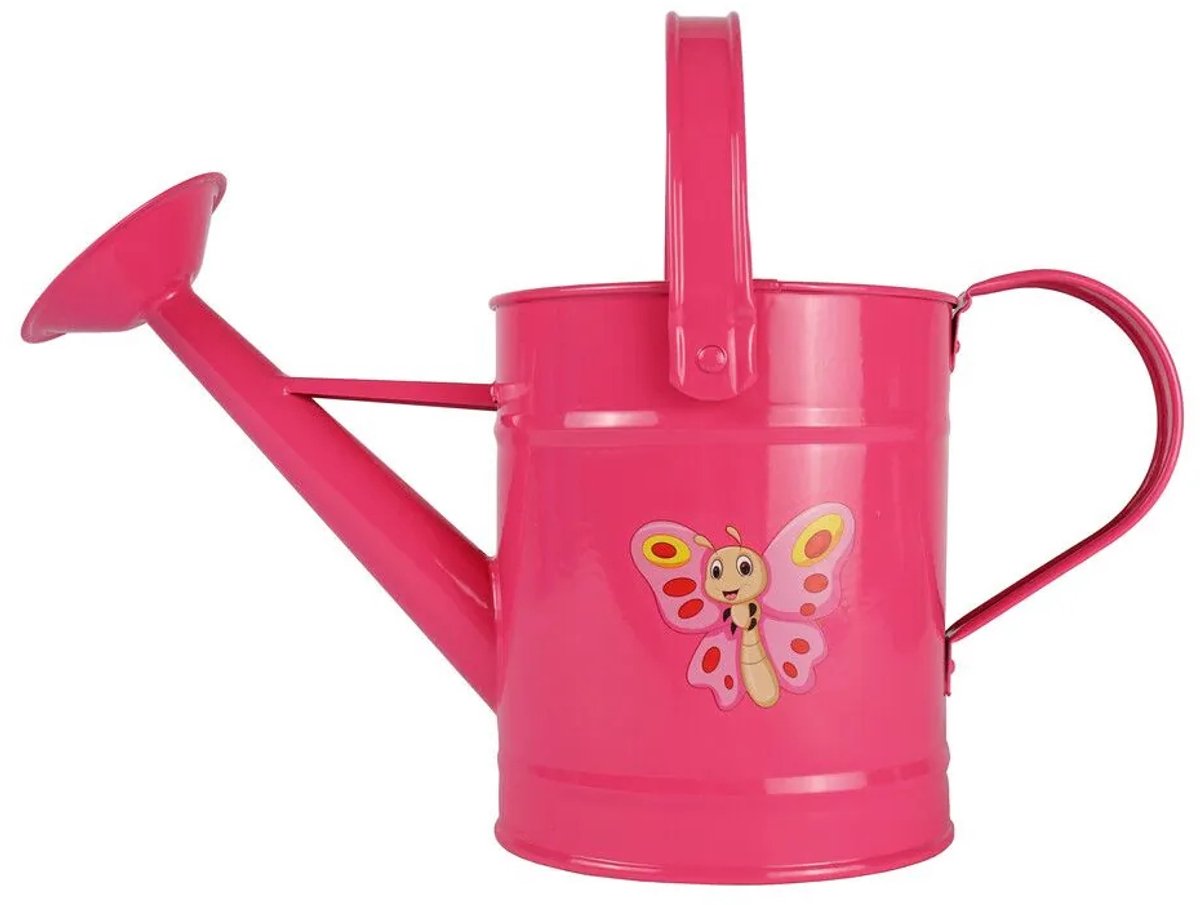 Talen Tools - Kindergieter - Vlinder - Metaal - Roze