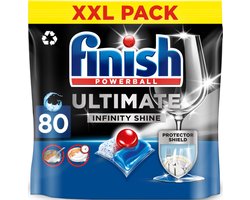 Finish Ultimate Infinity Shine Vaatwastabletten - 80 capsules