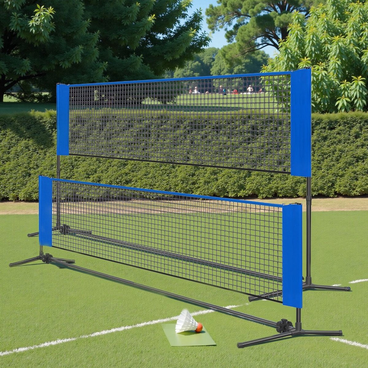 Badmintonnet – 300 cm – In hoogte verstelbaar