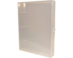 Transparante Opbergmap met 3 Ringen | Mini formaat 17,8 x 24 cm | EZBinder | Voor Stempels en Sjablonen | Met Sluitklem | Overzichtelijk Bewaren | Crafter's Companion