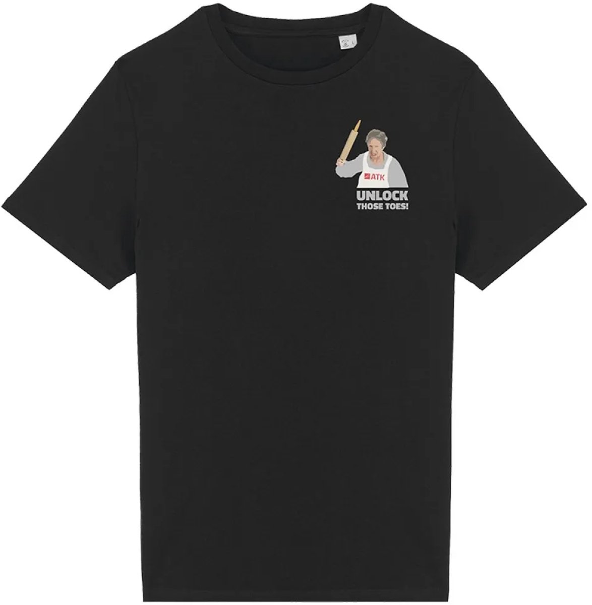 Atk Race Unlock Those Toes T-shirt Met Korte Mouwen Zwart M