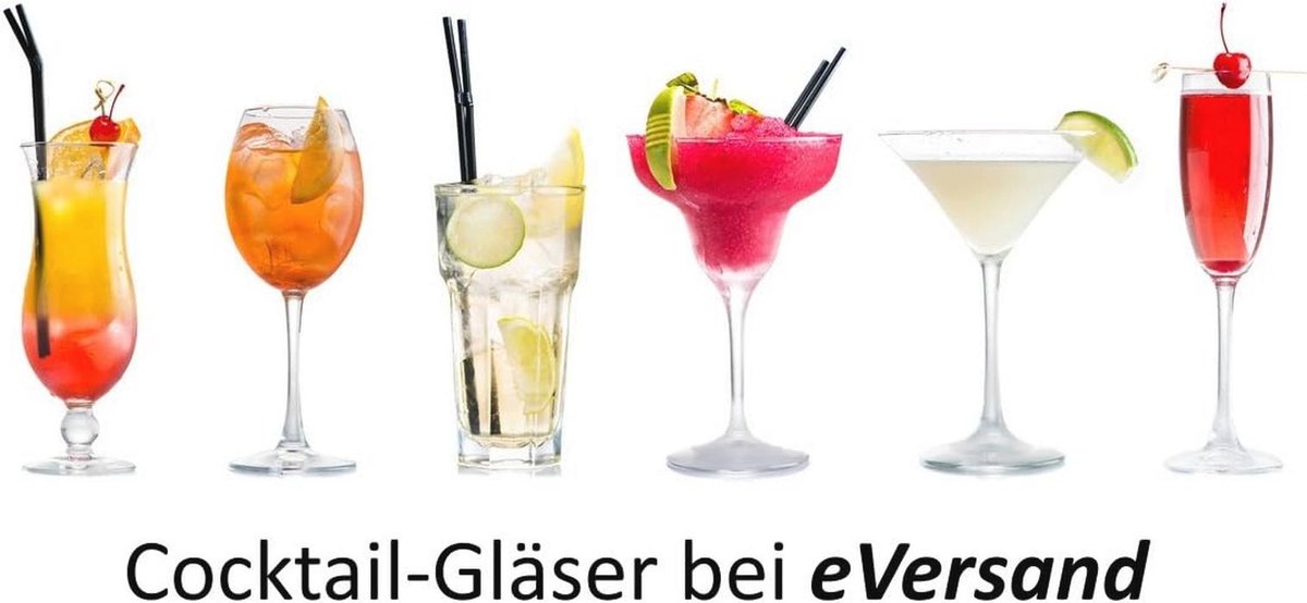 Margarita glas cocktailglas 305 ml - 2 stuks professionele partyglazen