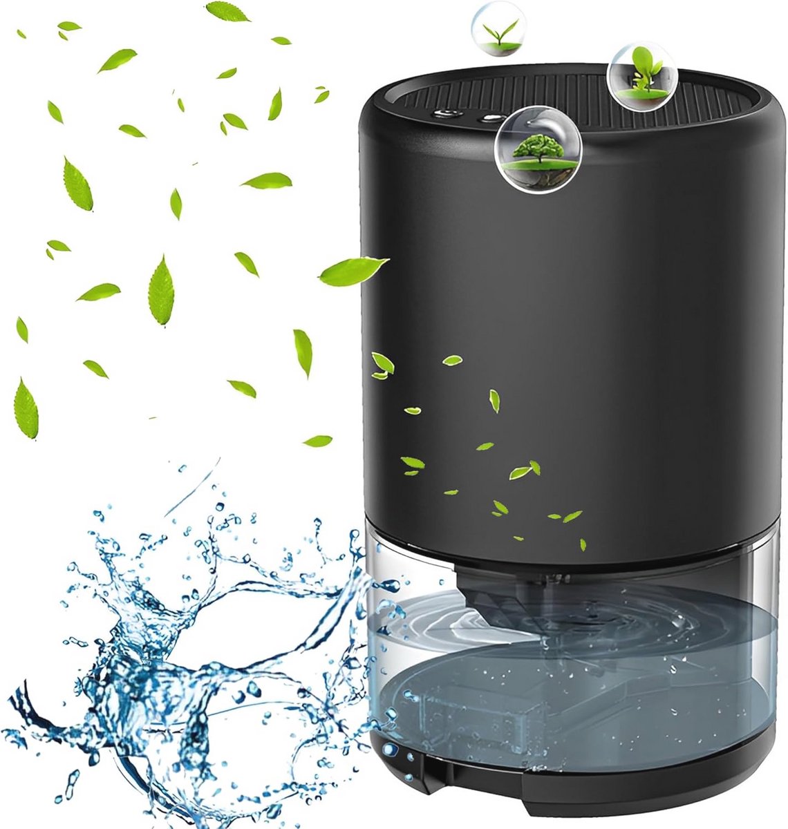 Luchtontvochtiger voor Thuis met Afvoerslang en 1L Watertank