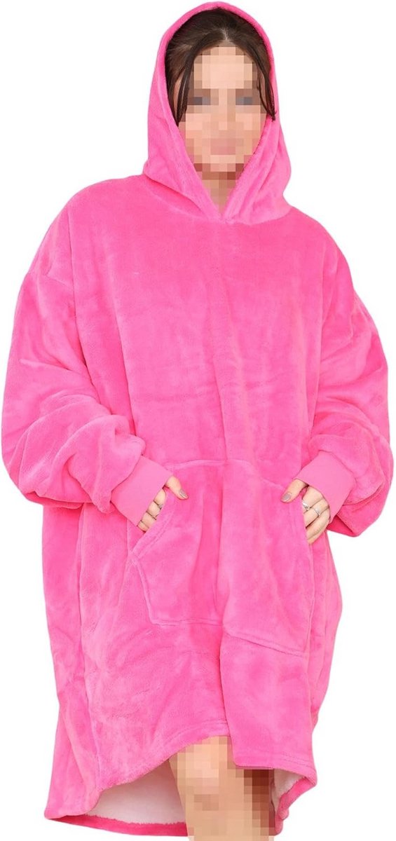 Comfortabele Oversized Hoodie met Dikkere Sherpa Fleece Voering | Warm & Stijlvol Sweatshirt