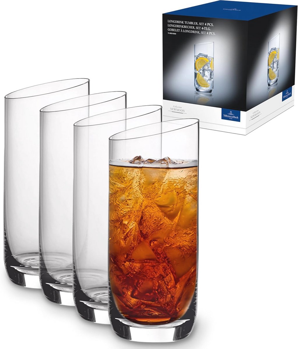 Set van 4 Longdrinkglazen 370 ml - Perfect voor elke gelegenheid