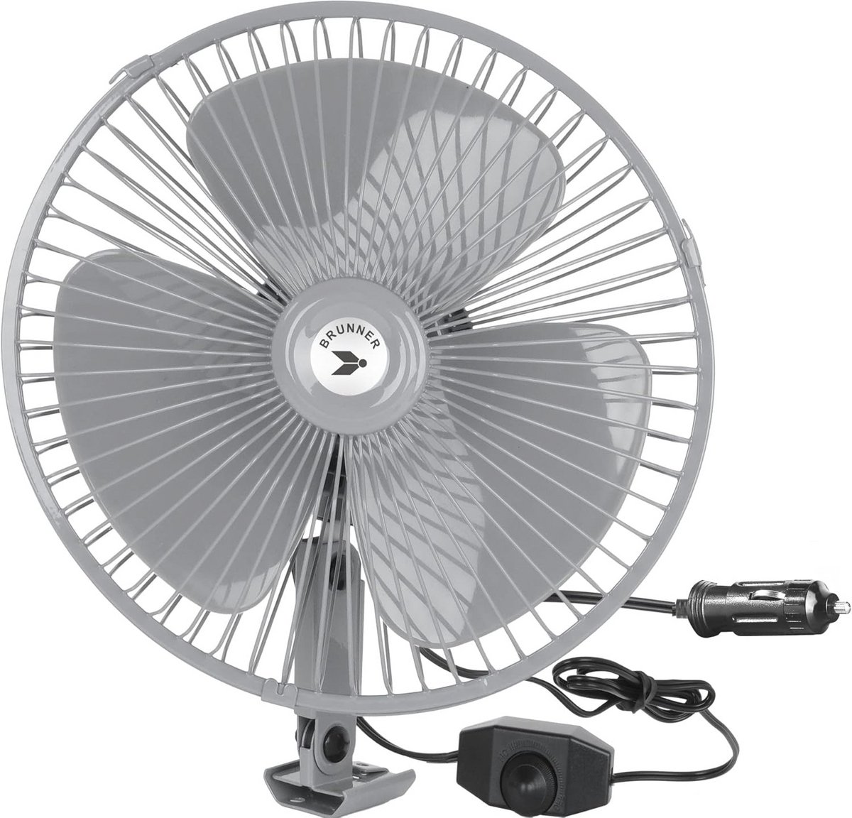 Universele 12V Auto Ventilator met Klem- of Schroefbevestiging