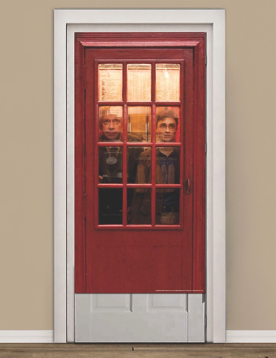 RUBIES FRANCE - Deurdecoratie Harry Potter magische telefooncel
