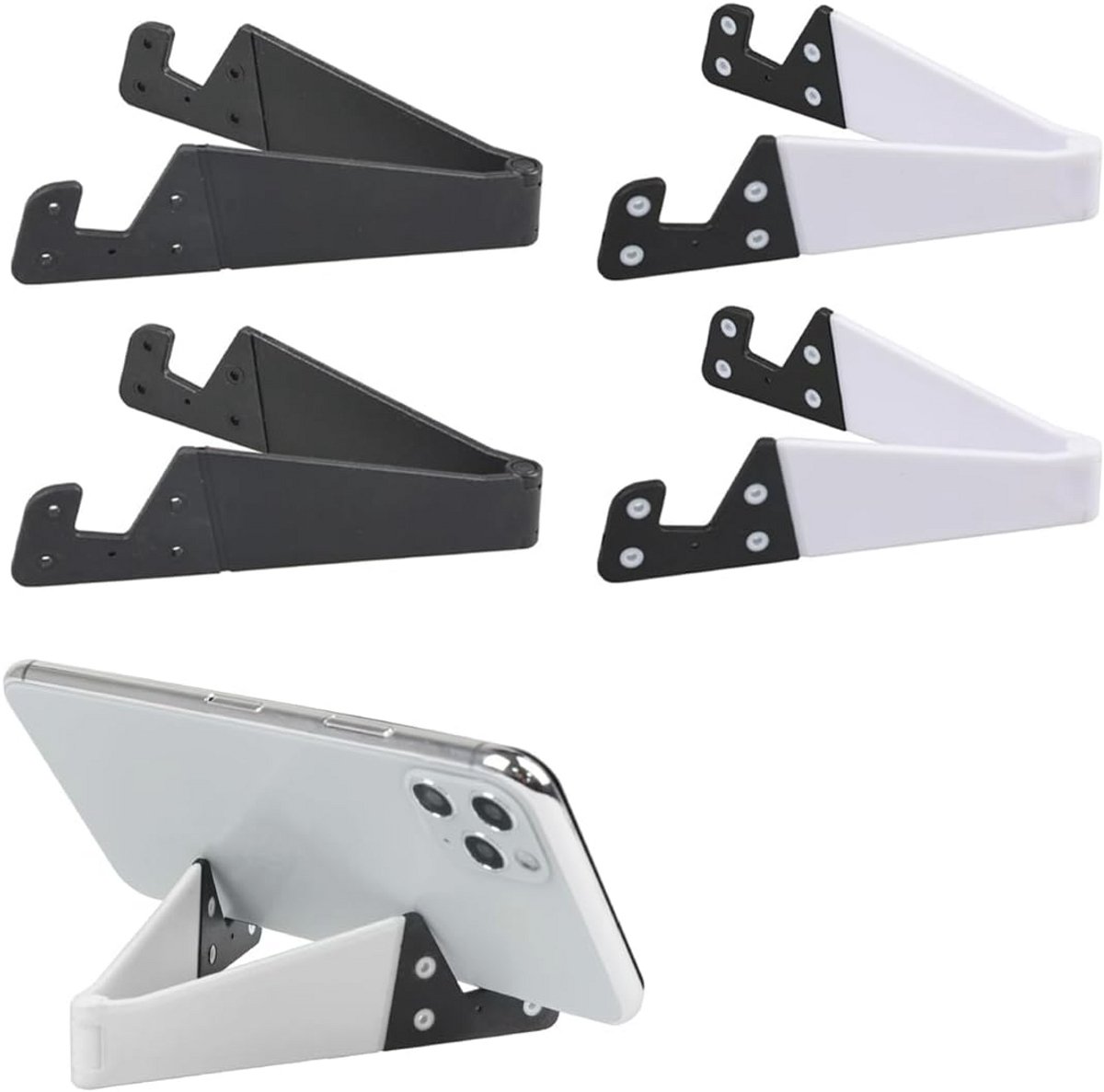 Telefoonstandaard 4 Stuks - Compact en Licht, Ideaal Voor Smartphone Gebruik