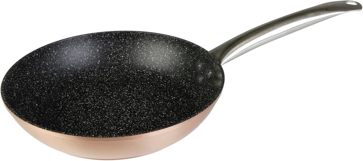 20 cm antiaanbakpan met inductiebasis - BPA en PFOA vrij, gesmeed aluminium