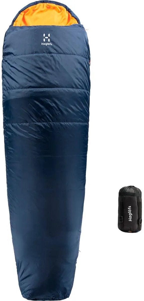 Haglofs Tarius +6ºc Slaapzak Blauw Regular / Left Zipper Man,Vrouw van Merkloos — afbeelding 3