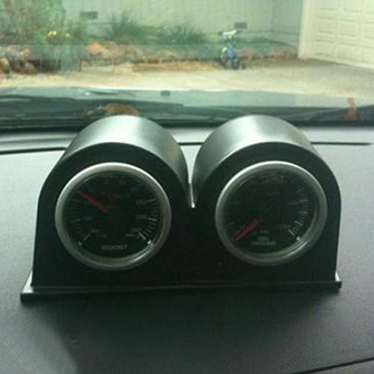 Universele Auto Kunststof Dual Gauge Pod Houder - 2 Inch