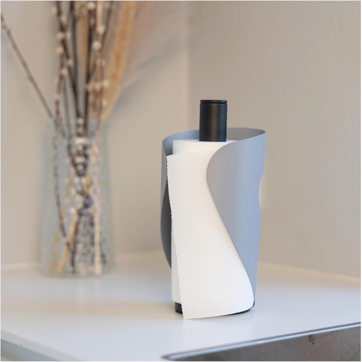 Praktische Keukenrolhouder in Scandinavisch Design - Ideaal voor Keuken en Eettafel