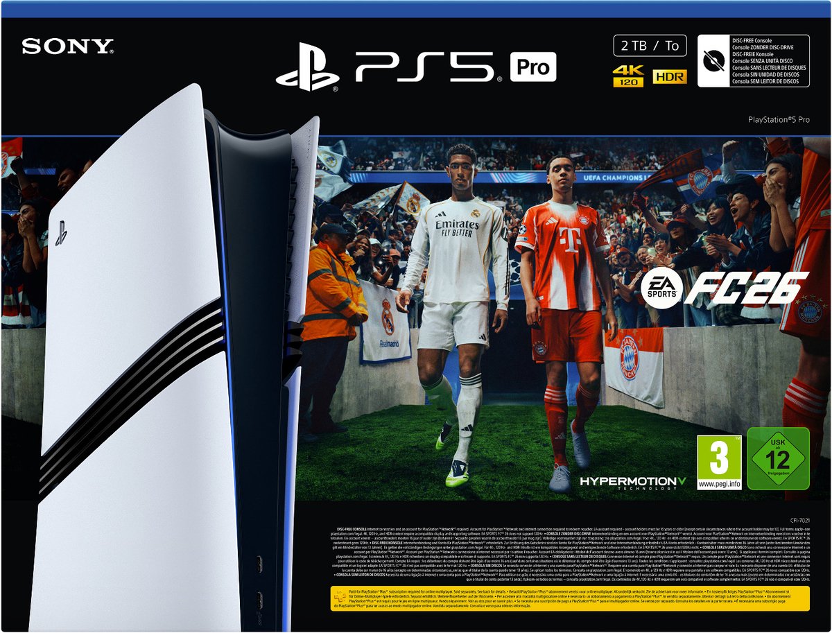 Sony Playstation 5 Pro 2 Tb – Ea Sports Fc26