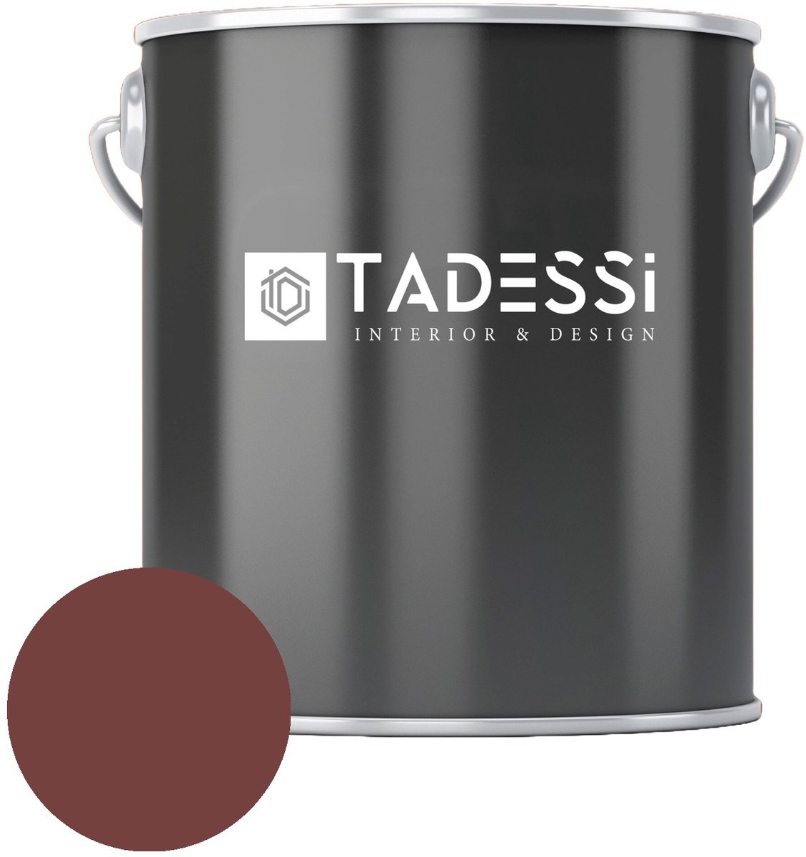 Tadessi Wall Select Muurverf - Dispersie - Kastanje Mat - 2,5 L