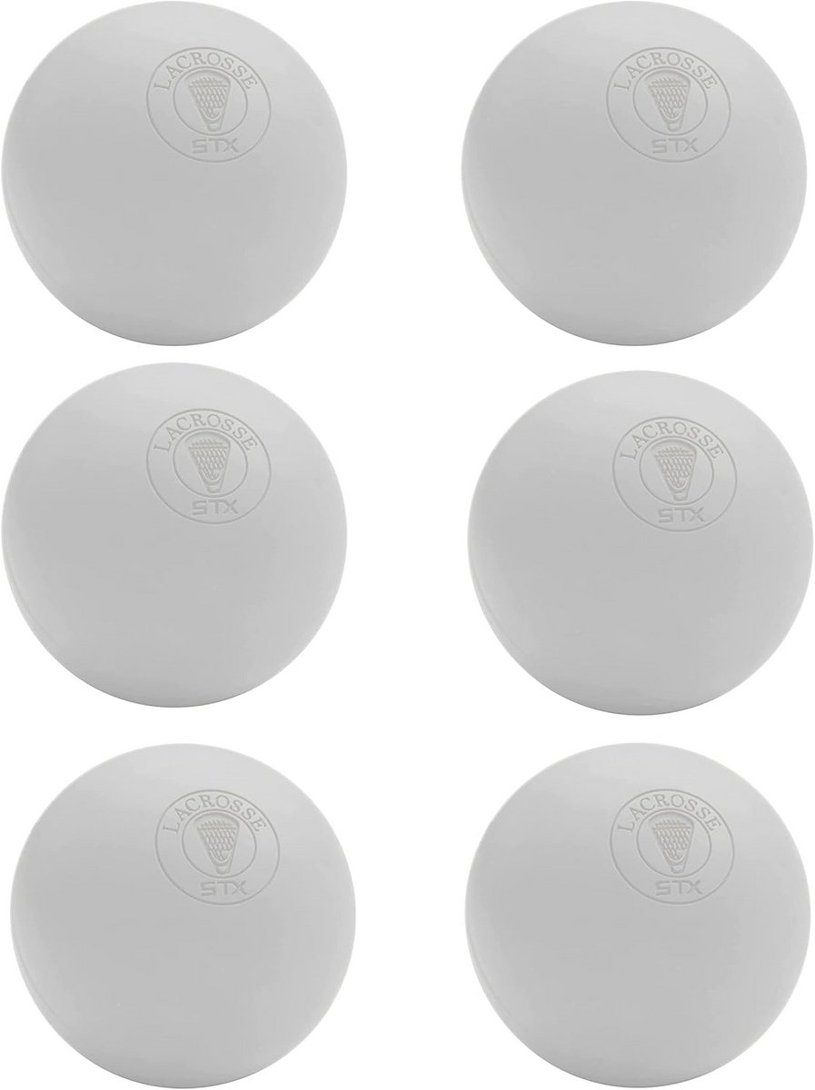 Officiële Lacrosse Ballen Wit - Set van 6
