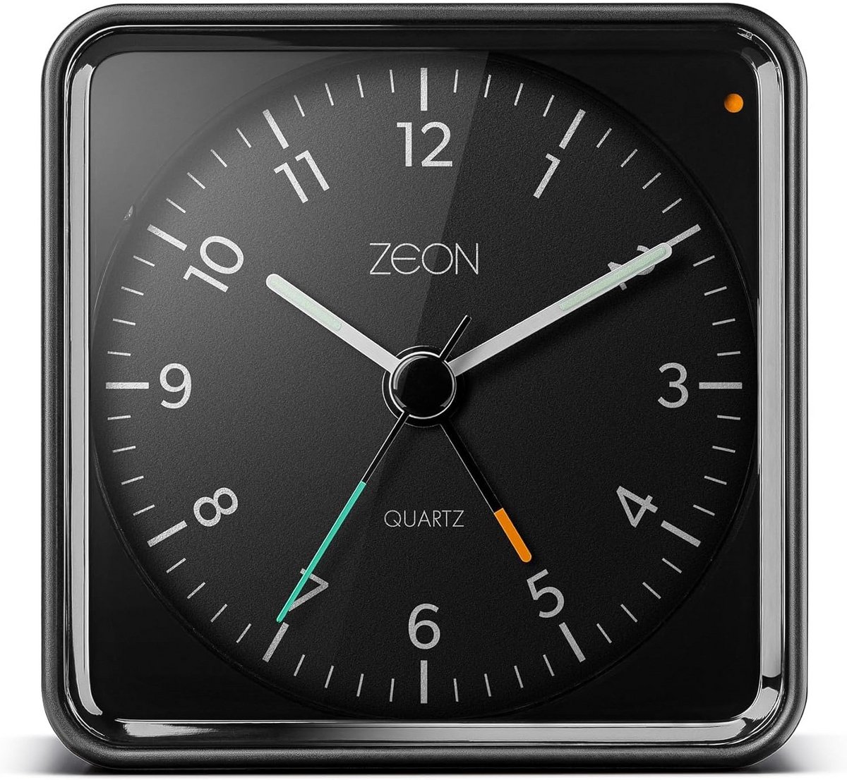 Analoge Wekker - Nachtkastklok Batterij - Wakker Worden - Stille Beweging - 75 cm - Zwart