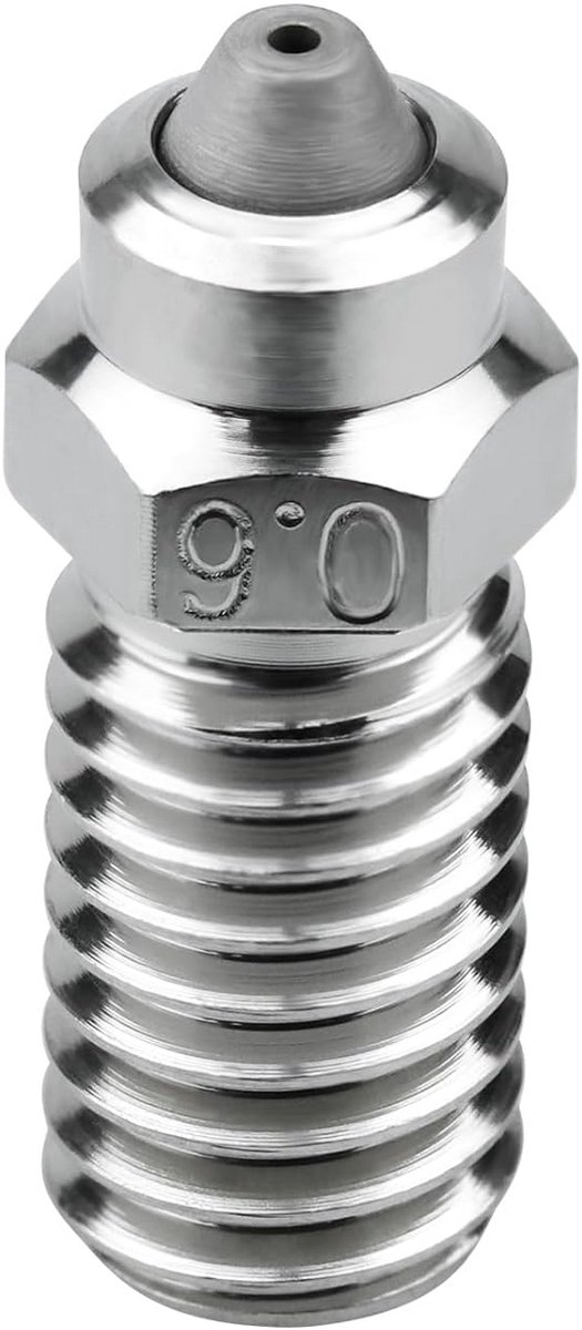 0,6 mm Bimetalen Nozzle voor 3D-printer - Hoge Temperatuur, Gehard Staal & Koper