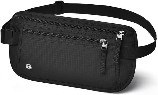 Verborgen Telefoonriemhouder – Elastische Heuptas, 15,2 X 7,6 Cm, Past Op Telefoons Van 5,5-6,5 Inch, Zwart, Voor Hardlopen, Wandelen En Reizen