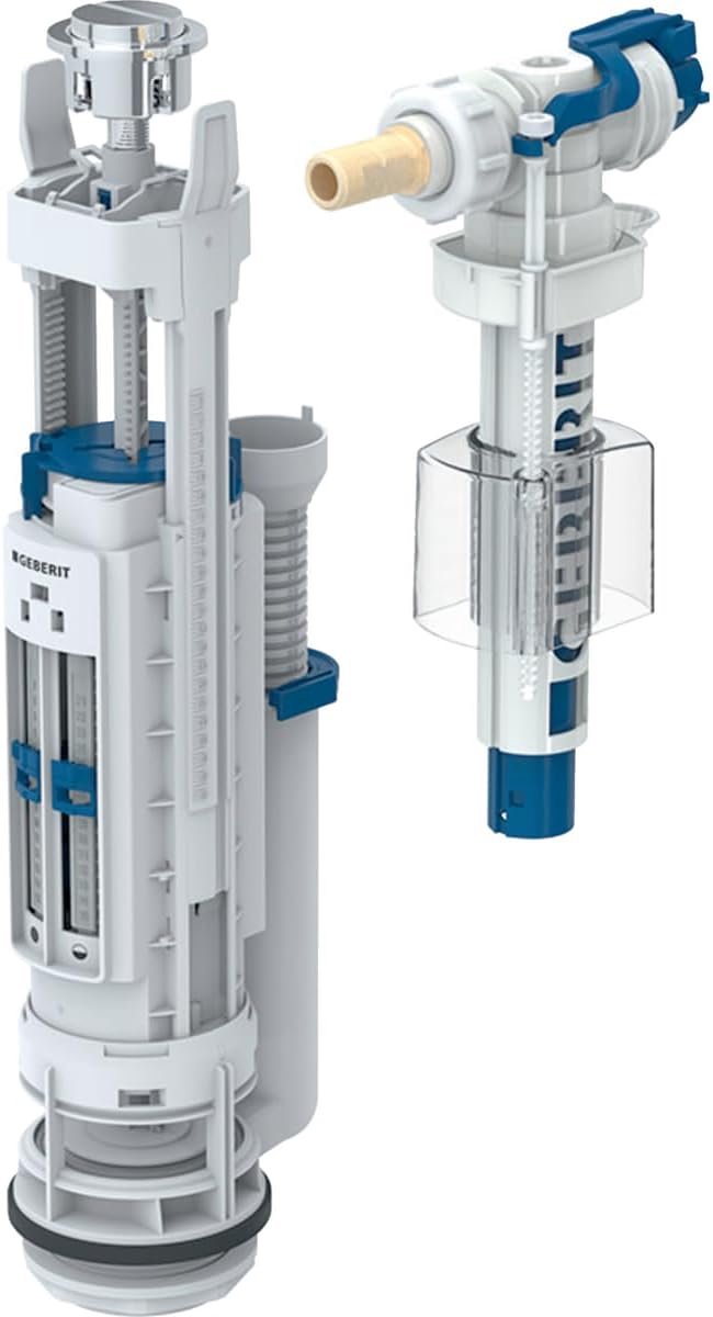 Compleet Dubbele Spoelmechanisme Toilet – Zijaansluiting 3/8 Inch
