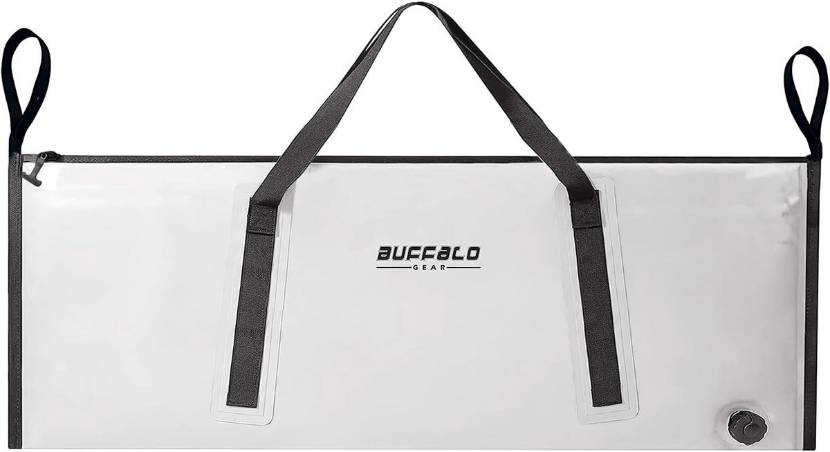 Grote Geïsoleerde Koeltas voor Vis - 125 x 45 cm - 24+ Uur IJskoud Houdend - Waterdicht en Lekvrij