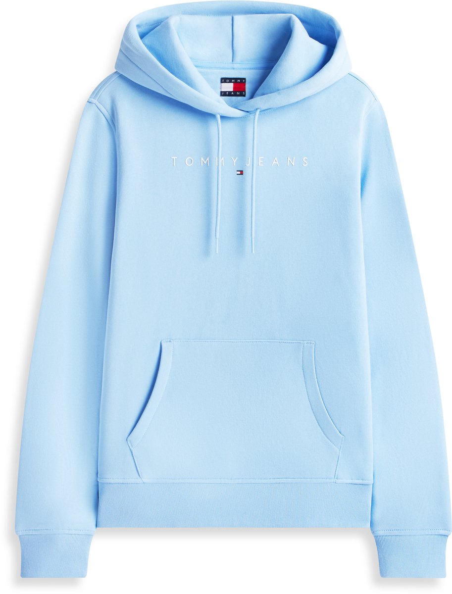 Tommy Jeans Trui Tjw Rwg Linear Hoodie Dw0dw17324 Light Powdrey Dames Blauw