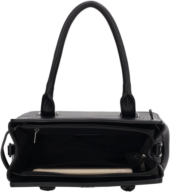 Charm London Soho Sac à main - Sac à bandoulière - Femmes - Bandoulière - Sac pour femmes - Zwart
