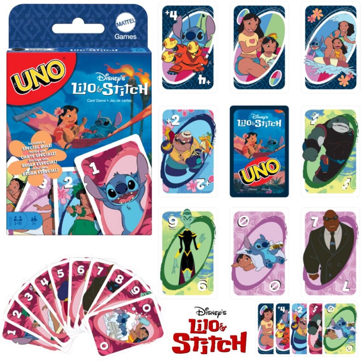 Mattel Games UNO Lilo & Stitch Kaartspel — afbeelding 18