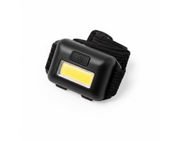 LED Hoofdlamp - Verstelbare Elastische band - 3 x AAA batterijen - Noodpakket bij stroomuitval - Voor Arm En Hoofd - Zwart