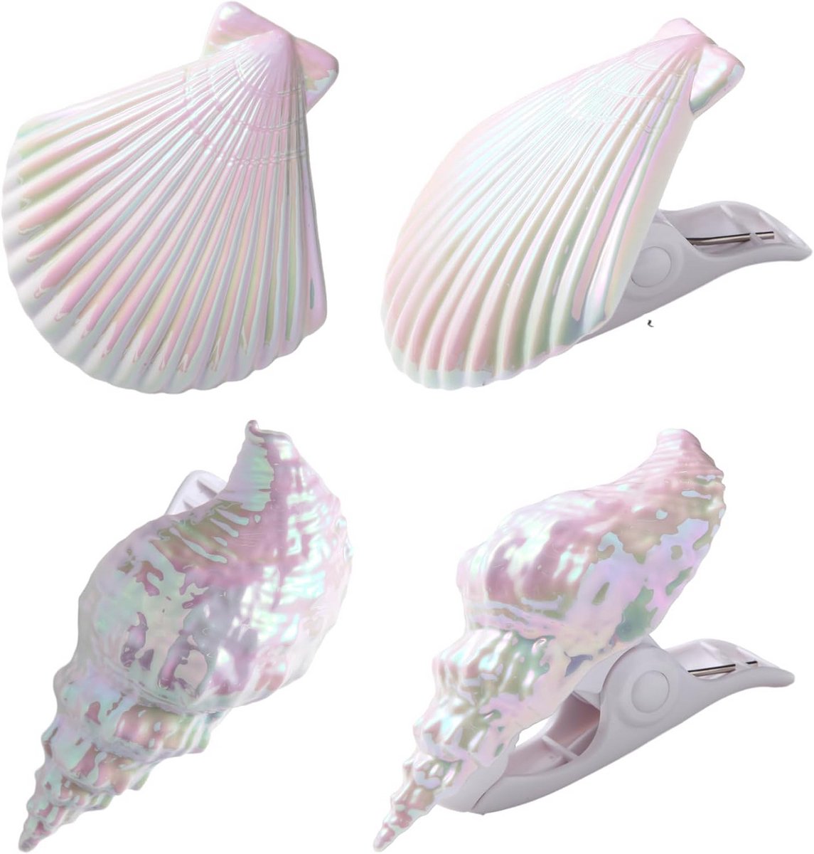 Set van 4 Winddichte Handdoekklemmen voor Strandstoelen en Ligbedden - Grote Klemmen voor 
