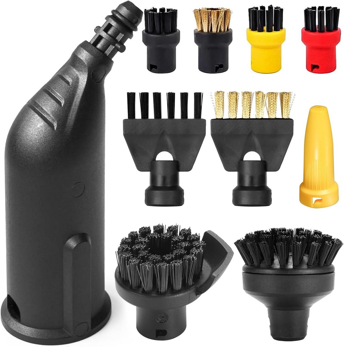 Uitgebreide Stoomreiniger Accessoireset (10 Delig) voor diverse modellen