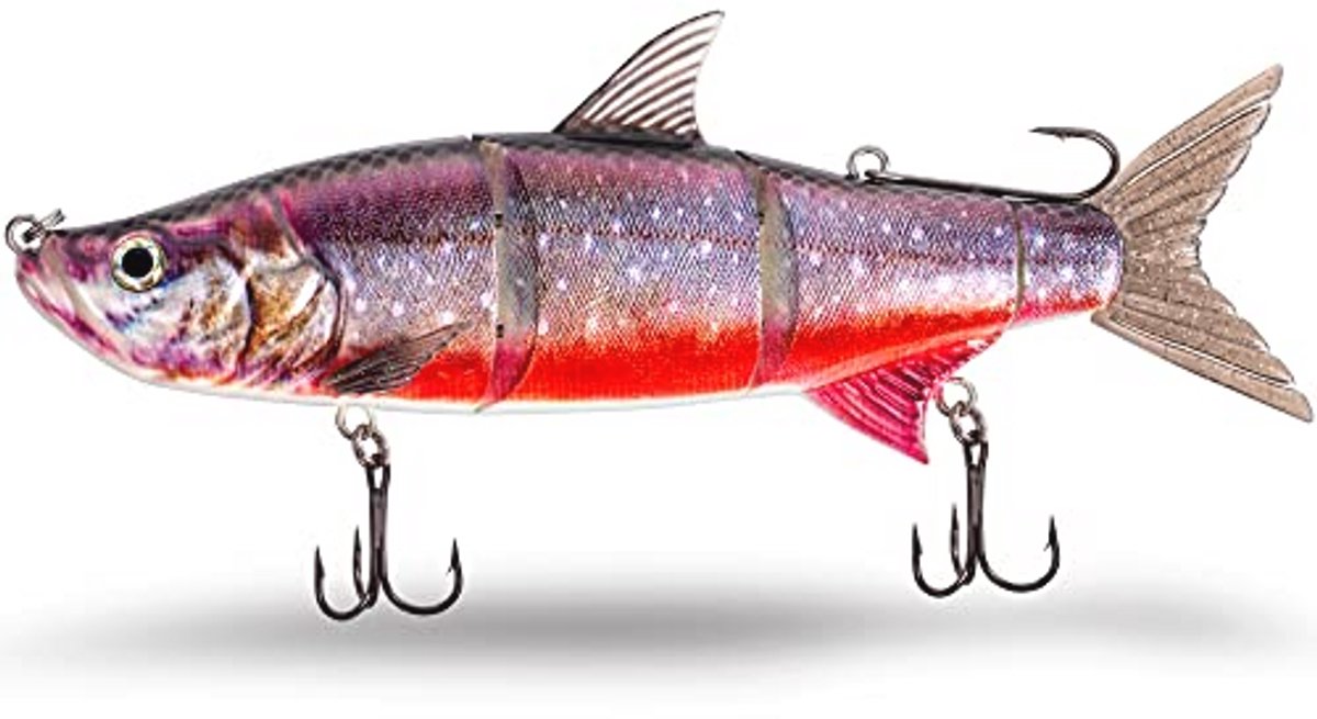 XL Swimbait met Magnetisch Top Hook Systeem - Groot Sleepaas voor Roofvissen, Duikdiepte 2-5 Meter, 27 cm, 218g