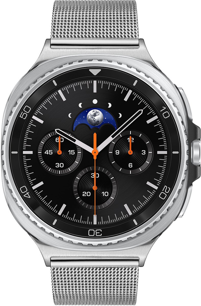Samsung Special Edition Galaxy Watch 8 CLASSIC LTE Zwart/Zilverkl Mesh 46mm