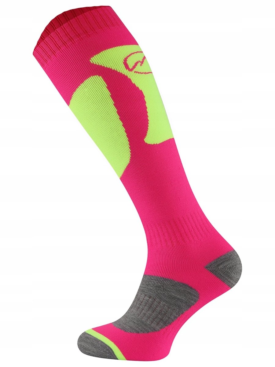 Ski Sokken Winter Comfort Neon Roze
