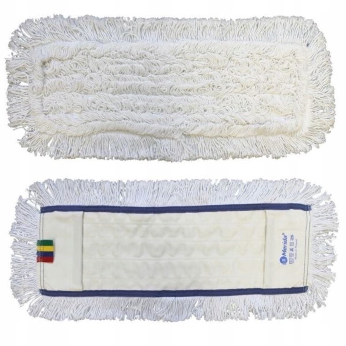 Platte Mop Opzet 50cm Katoen met Zakken - Professioneel
