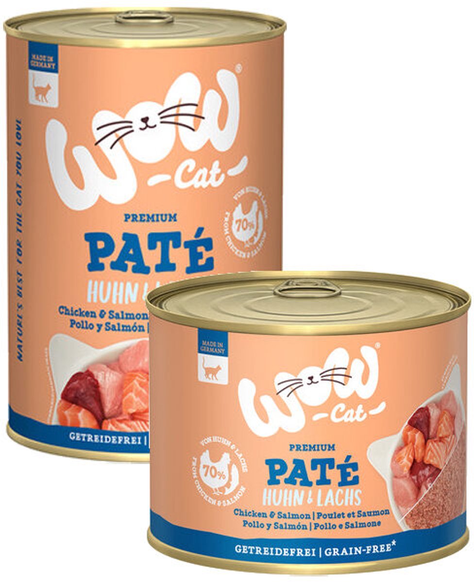WOW Cat Wet Adult - Kip & Zalm - 200 g