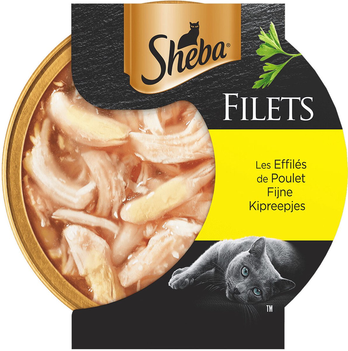Sheba Fijne Kipreepjes in saus - 4 x 60 gram